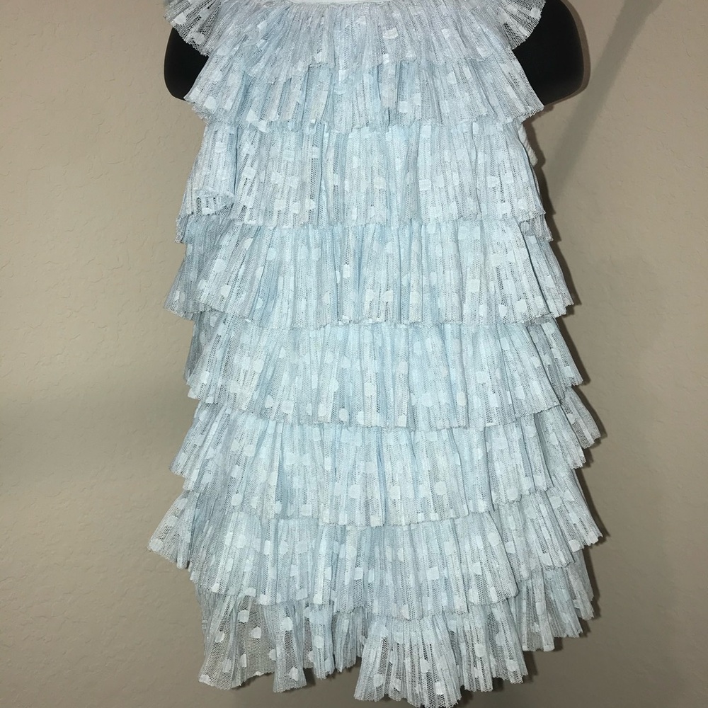 Cat & Jack Light Blue Textured Dress 18 months